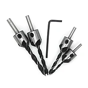 1PC 6MM High Speed Steel Countersink Drill Bit Set Counter Sink Bit for Wood Woodworking Carpentry Reamer with Hex Key Wrench