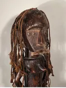 Vintage Fang Ancestor figure from Congo circa 1980s-1970s.