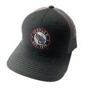Black and Grey Icepack Richardson Mesh Adjustable Hat