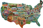 American Roadtrip Jigsaw Puzzle - 1,000 Pieces