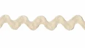 100% Cotton Ric Rac 5/8in Wide Ivory