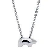 14k White Gold Sister Bear Necklace