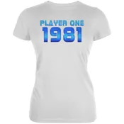 1981 Player One Birthday Juniors Soft T Shirt