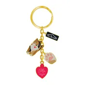 Bella The Alamo Cat Dangle Keychain