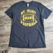 Mt. Juliet Bears Black T-shirt “Bears Football”