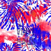 4th of July Firework Pattern Vinyl 12" x 12"