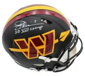 Joe Theismann Signed Washington Commanders Speed Authentic Hail Raiser 2026 NFL Helmet with "SB XVII Champ" Inscription