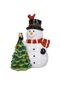 8" LED Ceramic Frosty Friends