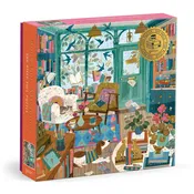 500 Piece Bookshop Afternoon Foil Jigsaw Puzzle