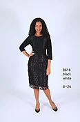 Diana Black Dress 8618 Holiday 2022