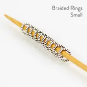 Braided Ring Stitch Markers