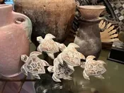 Skippie — Small Handcrafted Coastal Sea Turtle Accent, 10″ x 7″