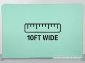 10ft Wide Straight Pillow Case Tension Fabric Backdrop
