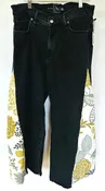 black + floral quilted bell bottoms [12/31]