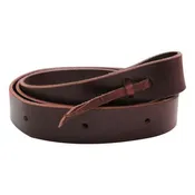1.5" x 60" Leather Latigo Tie Strap with Punched Holes
