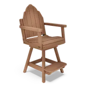 20" Adirondack Counter-Height Swivel Chair
