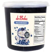 Dr. Boba Blueberry Popping Boba 7.5 lb Tubs