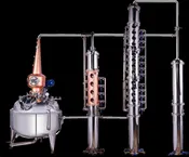 200 Gallon (800L) Whiskey Vodka Still | Olympic Distillers