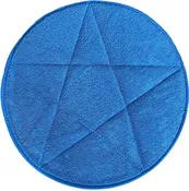 Blue Microfiber Loop Pile Carpet Bonnet