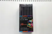 48pc. Fineliner Color Pen Set with .4mm Tips