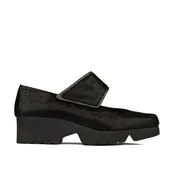 ABRA BLACK TEXTURED SUEDE