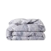 All Season Silk Covered 93% White Goose Down Comforter