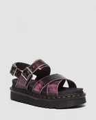 DR MARTENS Sandalias con plataforma Voss II de piel envejecida