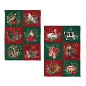 12 Days of Christmas Suede Garden Flag