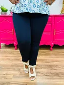 Abby Ponte Pant - Navy - LAST ONES FINAL SALE