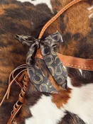 Black Silk Twilly Scarf