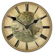 1596 World Map Clock