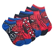 Kids' 6 Pack Spiderman Ankle Socks