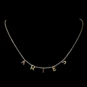 Aries Zodiac Necklace