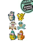 6 MINI STICKER BUNDLE - Bake 'em All