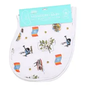 2-in-1 Burp Cloth + Bib: Mississippi