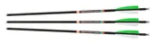 .30-06 Outdoors UFO Lighted Moon Nock 20" Carbon Crossbow Bolt - Green - 3 Pack