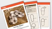 Summer Slipper Pattern