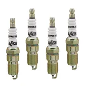 Accel 0526-4 Spark Plug, 14 mm Thread, 0.708 in Reach, Tapered Seat, Resistor, Set of 4