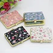 Mini Floral Compact Mirror | Vintage Two-Sided Folding Makeup Mirror