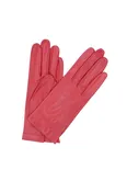 1002 Classic Kid Leather Gloves Silk Lined Red