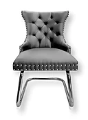 Dark Grey Luxury Venice Waiting Chair