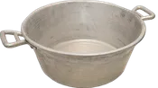 Vintage French Military Aluminum Basin
