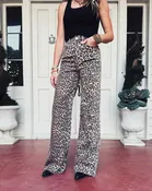 DAZE: FAR OUT HIGH RISE WIDE LEG - COOL CAT