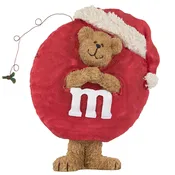 Boyds Bear in Red M&M's Christmas Costume Figurine 919014 - Vintage 2005 Release