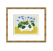 Dana Gibson Cyclamen in Blue