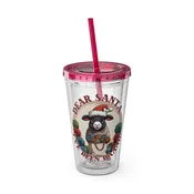 Baaad Tumbler with Straw, 16oz