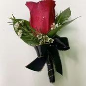 Red Rose Boutonnière