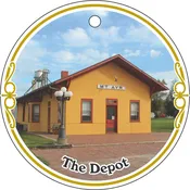 Mount Ayr Iowa Depot ornament — Aunt Jennie's Attic
