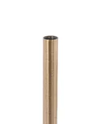 Antique Brass Finish Female Threaded Steel Lamp Pipe, 1/8F, Choice of Length (22216A)