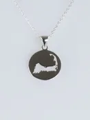 Cape Cod Cut-Out Map Pendant — Lexaco
